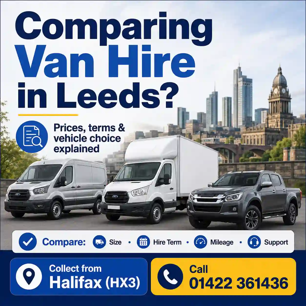 Compare Van Hire Leeds