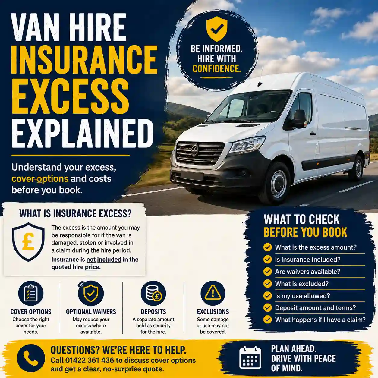 Van Hire Insurance Excess Guide