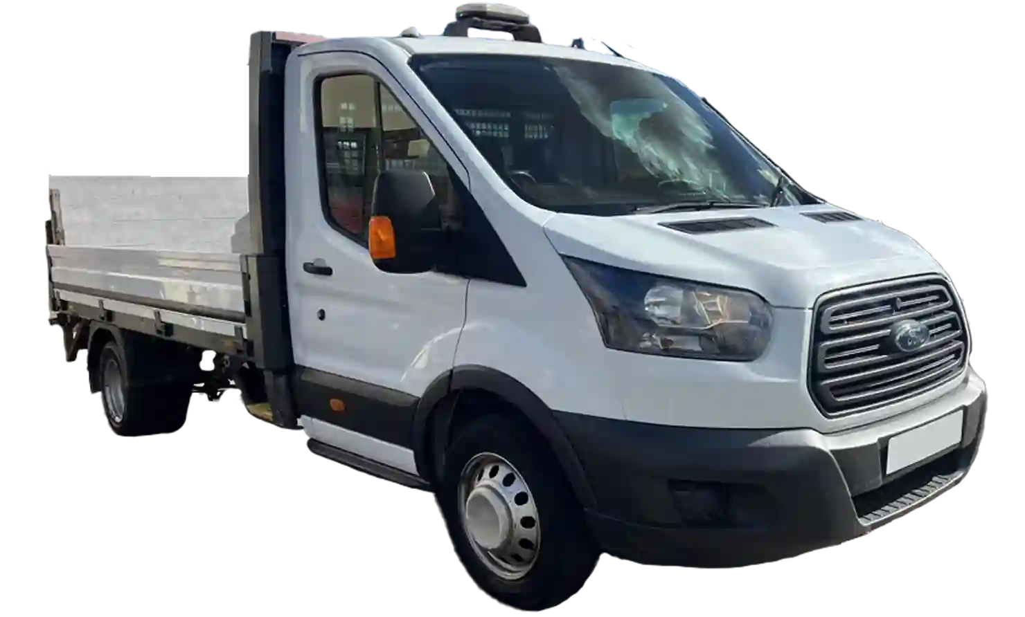 Ford Transit dropside with tail lift